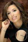 eva longoria roman number tattoo on wrist